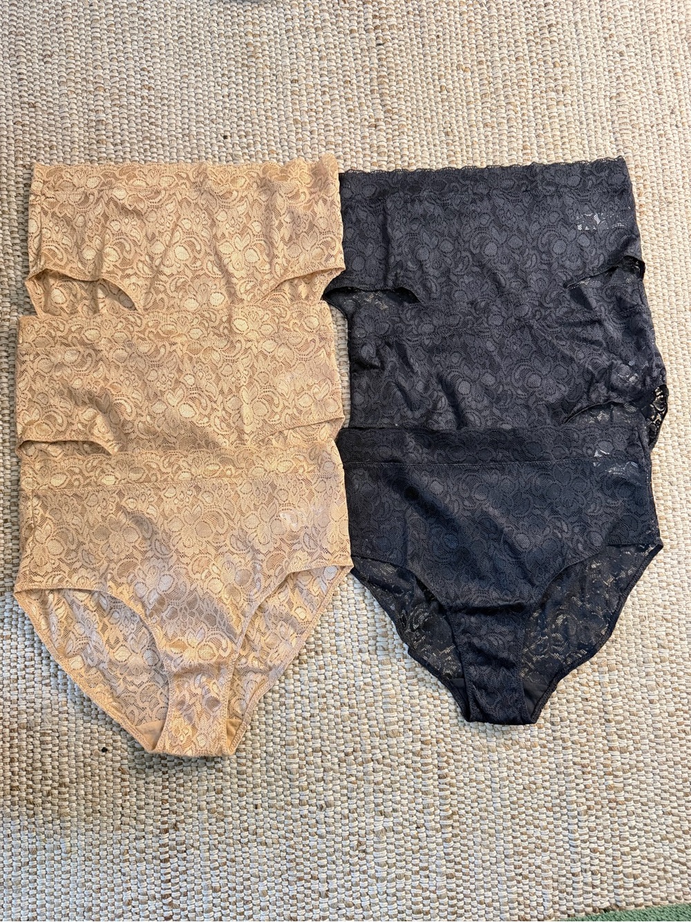Quince — Stretch Lace Highwaist Brief (6-pack) L
